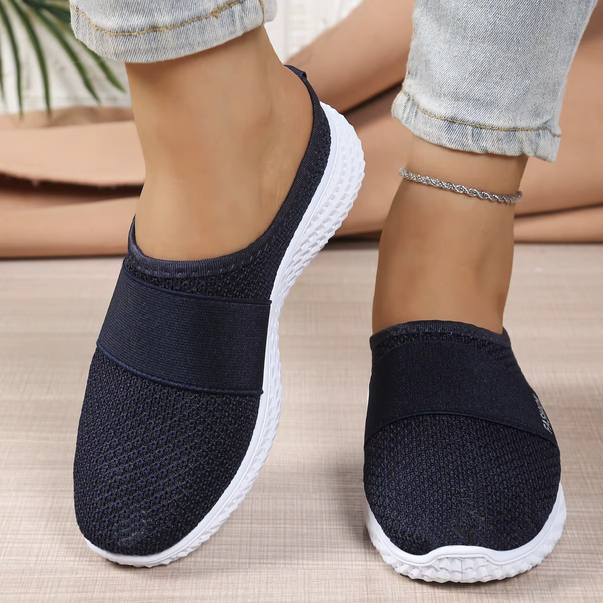 Baskets femme décontractées d’été respirantes