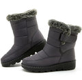 Bottes femme d’hiver à tige moyenne imperméables