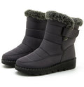 Bottes femme d’hiver à tige moyenne imperméables
