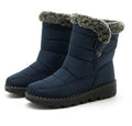 Bottes femme d’hiver à tige moyenne imperméables