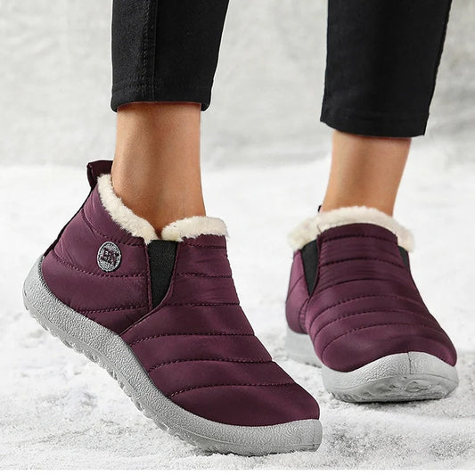 Bottes d’hiver femme imperméables et antidérapantes