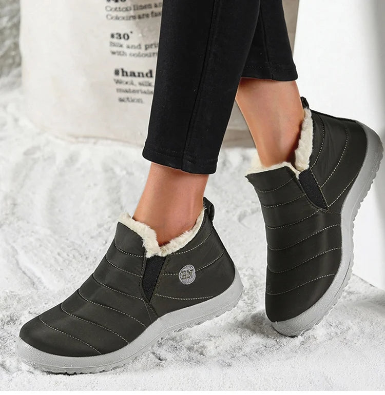 Bottes d’hiver femme imperméables et antidérapantes
