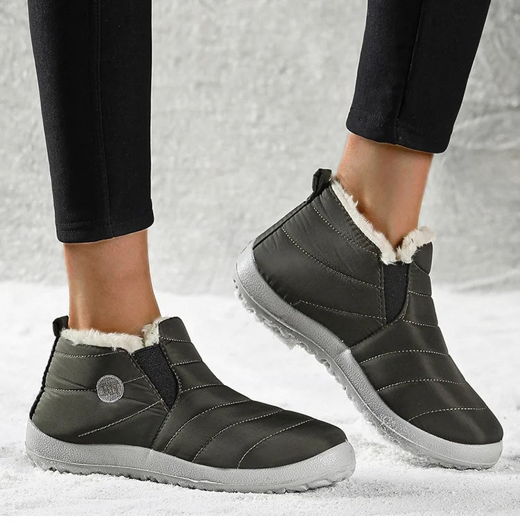 Bottes d’hiver femme imperméables et antidérapantes