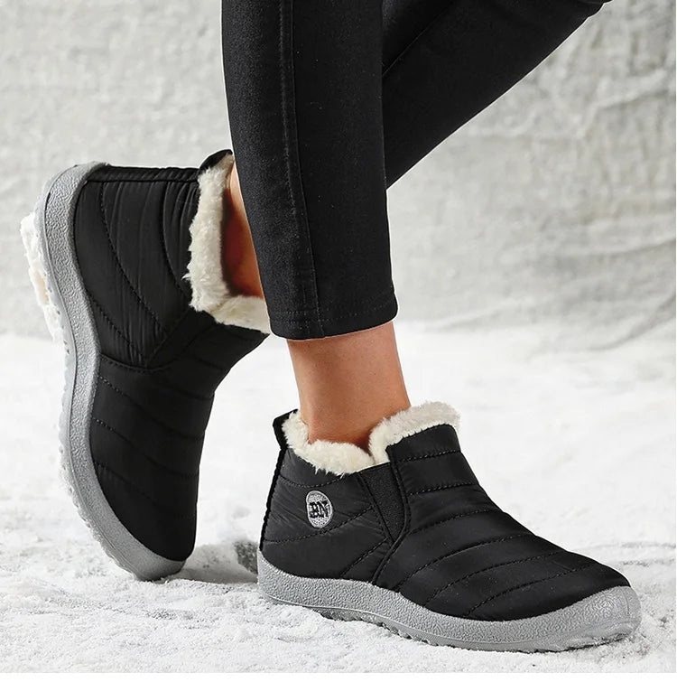 Bottes d’hiver femme imperméables et antidérapantes