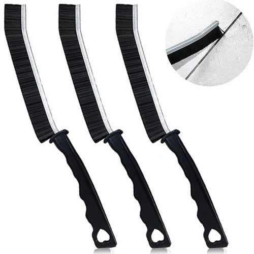 Brosse de nettoyage multifonction pour coins et fentes
