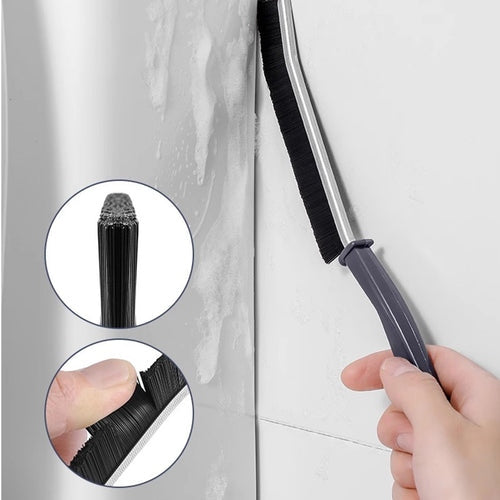 Brosse de nettoyage multifonction pour coins et fentes