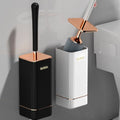 Brosse de nettoyage pour toilettes avec support