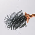 Brosse de nettoyage pour toilettes avec support