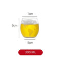 Carafe à whisky globe en verre avec support élégant
