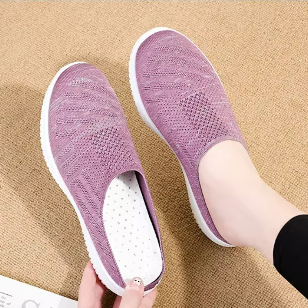 Chaussures femme sans lacets, respirantes et antidérapantes