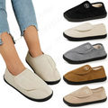 Chaussures unisexes en daim avec doublure pour arthrite et pieds gonflés