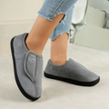 Chaussures unisexes en daim avec doublure pour arthrite et pieds gonflés