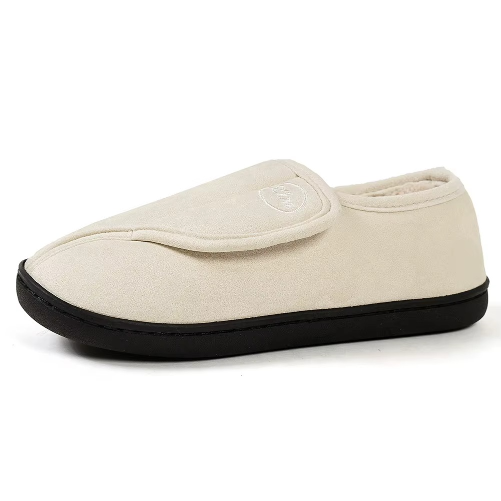 Chaussures unisexes en daim avec doublure pour arthrite et pieds gonflés