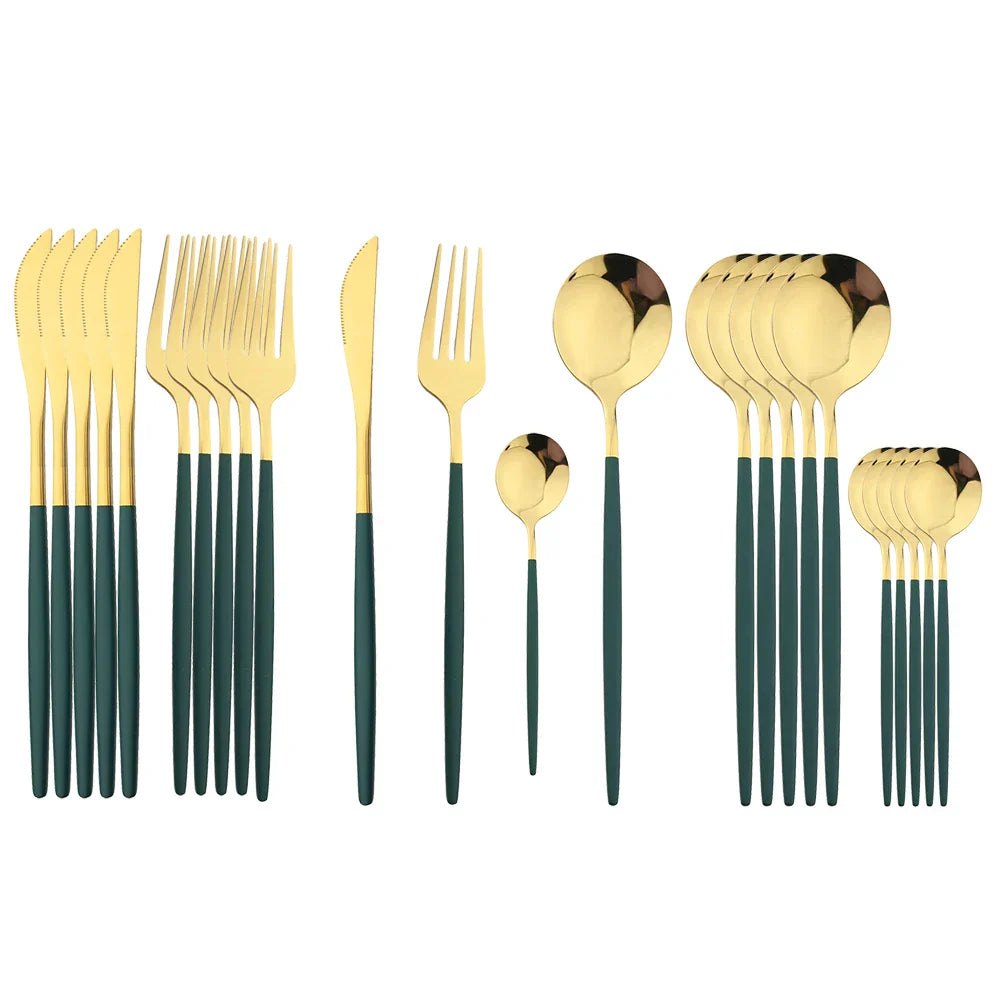 Ensemble de couverts en acier inoxydable