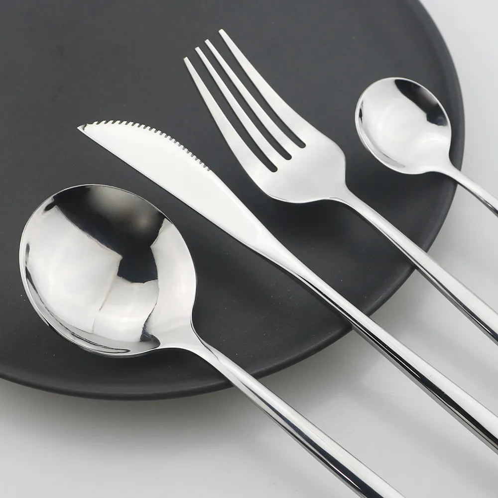Ensemble de couverts en acier inoxydable
