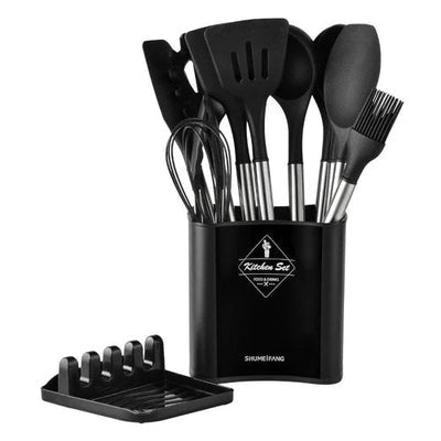 Ensemble d'ustensiles de cuisine en silicone