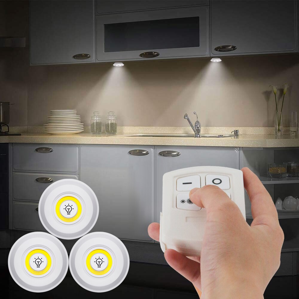 Kit de 5 luminaires LED avec télécommande