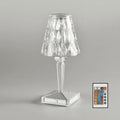 Lampe de table LED cristal 3-en-1 sans fil rechargeable