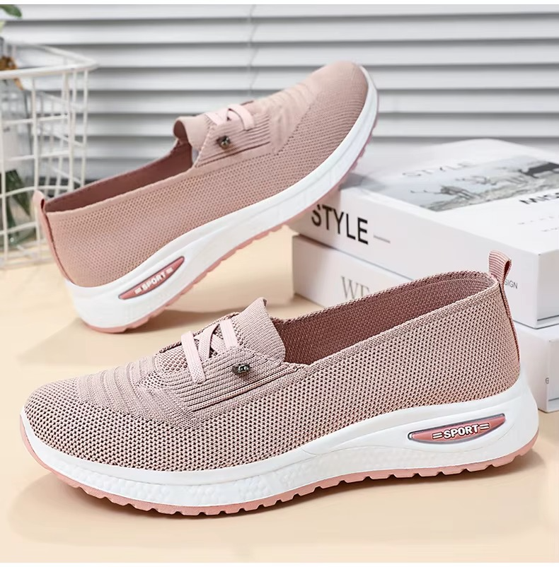 Mocassins femme d’été respirants et antidérapants