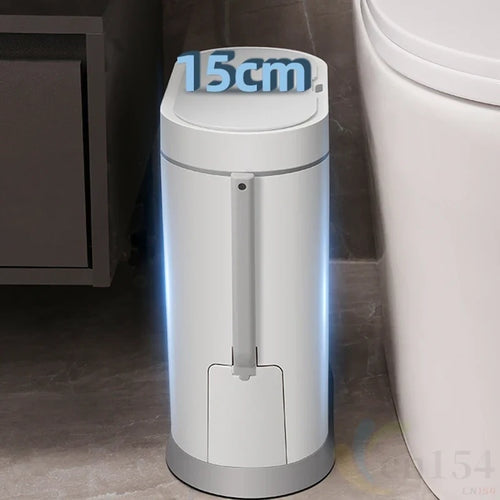 Poubelle intelligente automatique avec brosse de nettoyage intégrée