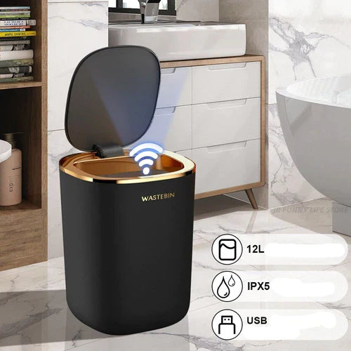 Poubelle intelligente avec capteur automatique