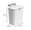 Poubelle suspendue compacte pour cuisine