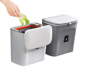 Poubelle suspendue compacte pour cuisine