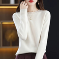 Pull femme basique d’hiver en maille