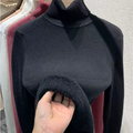 Pull femme d’hiver doublé en velours