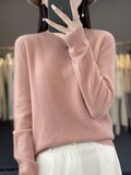 Pull femme en cachemire décontracté pour l’hiver