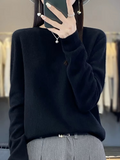 Pull femme en cachemire décontracté pour l’hiver