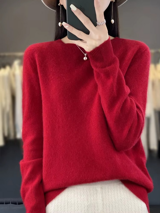 Pull femme en cachemire décontracté pour l’hiver