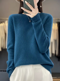 Pull femme en cachemire décontracté pour l’hiver