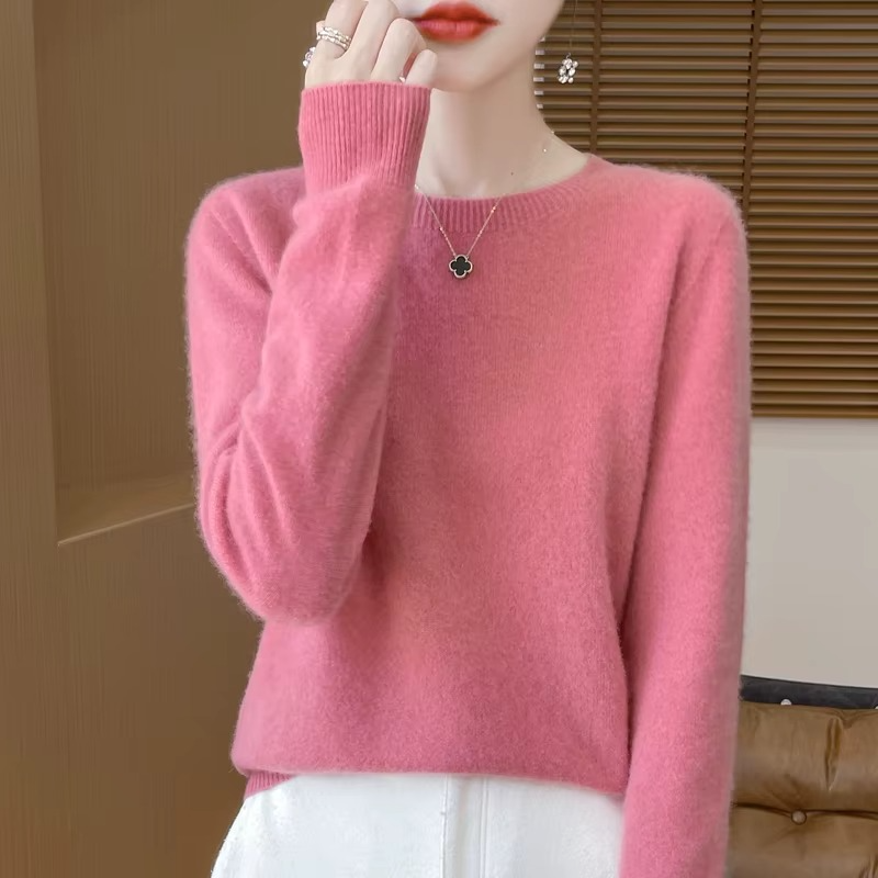 Pull femme en cachemire et laine
