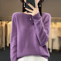 Pull femme en cachemire et laine