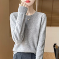 Pull femme en cachemire et laine