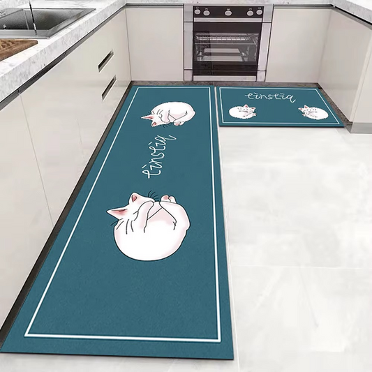 Tapis Décoratif Absorbant Premium pour Cuisine, Salon et Chambre