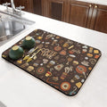 Tapis égouttoir de vaisselle absorbant