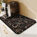 Tapis égouttoir de vaisselle absorbant