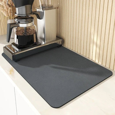 Tapis égouttoir de vaisselle en microfibre absorbante
