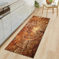Tapis long imprimé absorbant et antidérapant