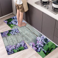 Tapis long imprimé absorbant et antidérapant