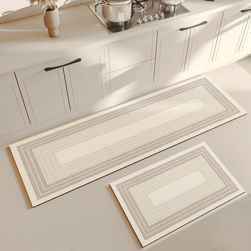 Tapis long de cuisine absorbant et antidérapant