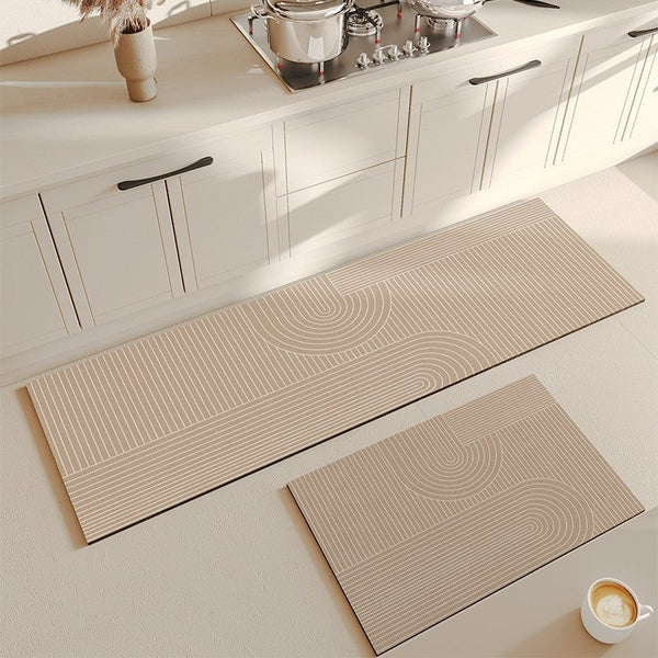 Tapis long de cuisine absorbant et antidérapant