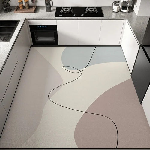 Tapis passerelle de cuisine absorbant