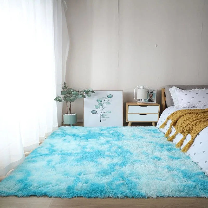 Tapis chaud en peluche douce antidérapant