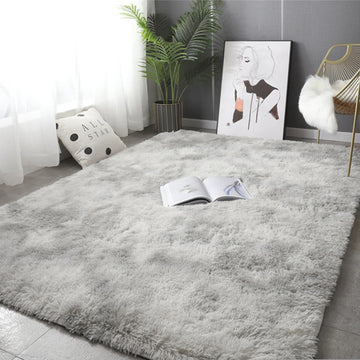 Tapis décoratif en velours doux antidérapant