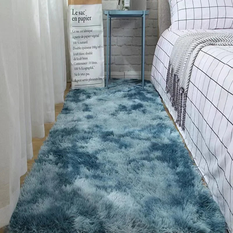 Tapis décoratif en velours doux antidérapant