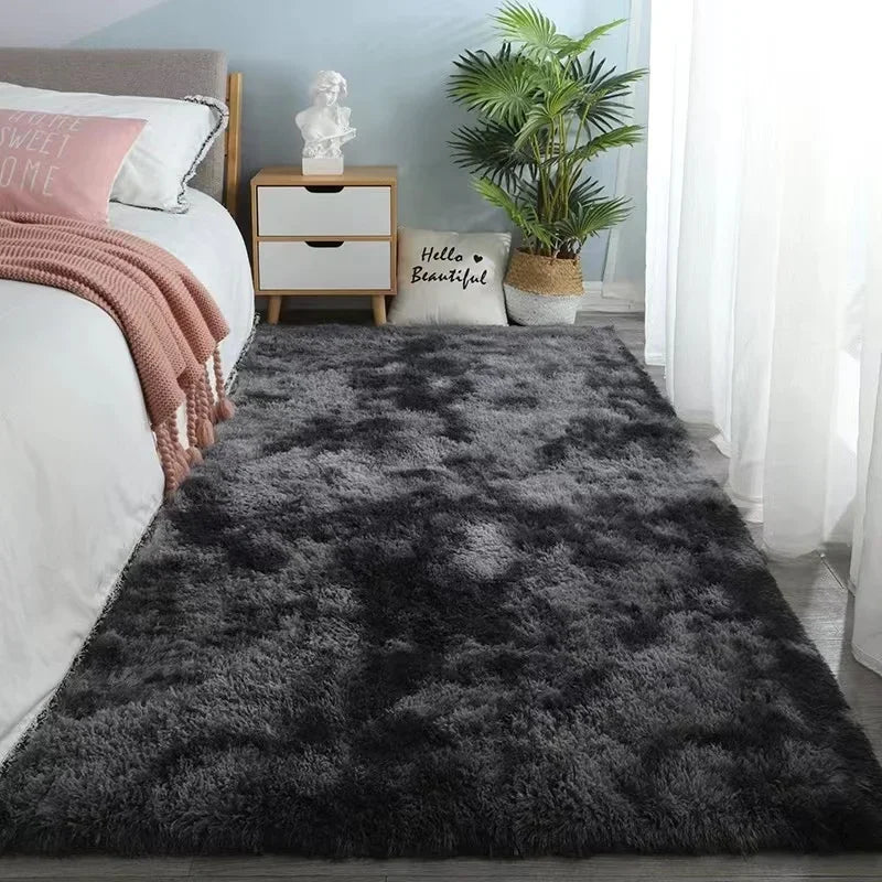 Tapis décoratif en velours doux antidérapant