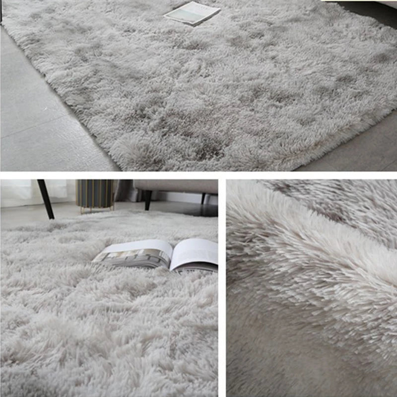 Tapis décoratif en velours doux antidérapant